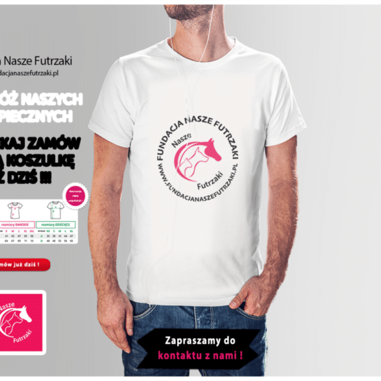 Projekt koszulki dla Fundacji Nasze Futrzaki
